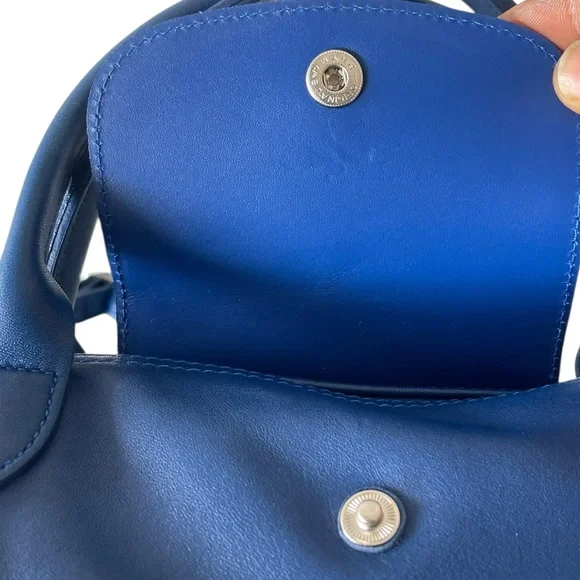 Longchamp Le Pliage Cuir Leather Shoulder Bag - Picture 8 of 13